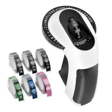 Vintage Embossing Label Maker Machine with 6 Tapes, Manual Retro 3D Labeler for DIY Crafts & Scrapbooking