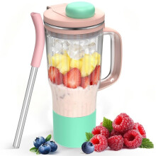 Wymienny Kubek Podróżny O Pojemności 26 Uncji do Blendera dla BlendBOSS Serii DB351 i DB301, Przenośny Kubek do Smoothie w Kolorze Różowym