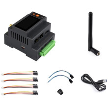 Luckfox Lyra SPS-Speicherprogrammierbare Steuerung Basierend auf RK3506B, 1,9-Zoll-LCD-Touchscreen, Zwei 100-Mbit/S-Ethernet-Anschlüsse mit PoE
