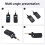 Guitar Wireless Transmitter Receiver Rechargeable Wireless Audio System for Electric Guitar Instrument Performance 7