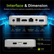 TV BOX per Android 14.0 per Allwinner H626 2.4G 5G Dual Wifi 6 BT 2GB/16GB 4K HD Box Mart Video per Media Player Set Top Box EU