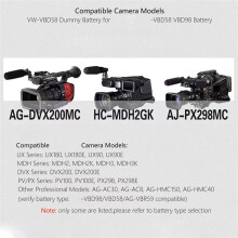 D-TAP to -VBD58 -VBD98 Dummy Battery VBD58 for DVX200 UX90 UX180 PV100 PX298 Camera AG-VBR59