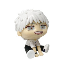 2PCS the Summer Hikaru Died Q Sitting Figure Yoshiki Tsujinaka Hikaru Eyes Anime PVC Action Figure Model Toy