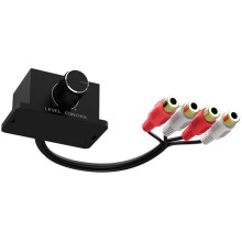 Car Amplifier Volume Controller, Volume Adjuster, High-Quality Amplifier Volume Cable,Dual Channel Control Cable