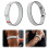Armband för  för  Air, Justerbart Andningsbart Armband för Fitnessträning Silvergrå 6
