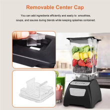 Couvercle de Blender à Verrouillage 40-310 pour les Bols pour Blendtec Commercial Wildside et FourSide, Couvercle Supérieur de Blender avec Capuchon