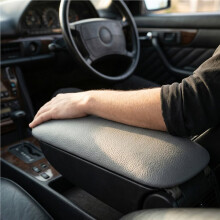 Couvercle D'Accoudoir de Console Centrale en Cuir PU pour pour Cooper 2002-2008 R56 R50 R53 Gris