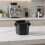Espresso Knock Box 580ml Black Spill-Resistant Dump Bin, Coffee Grounds Disposal for Home Cafe Countertop 5