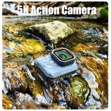 5K UHD Action Camera 30FPS Outdoor Sports 170 Wide Angle Action Waterproof Wifi Camcorder LED Screen Bike Body Cam