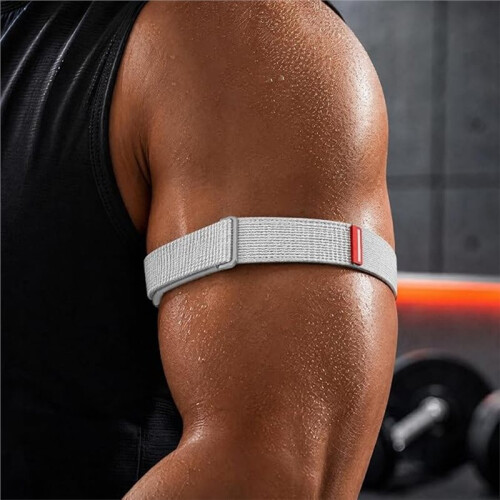 Armband för  för  Air, Justerbart Andningsbart Armband för Fitnessträning Silvergrå 1