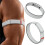 Armband för  för  Air, Justerbart Andningsbart Armband för Fitnessträning Silvergrå 3