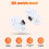 For  Compass Facelift 2020-2022 Car White DRL LED Daytime Running Lights Board Module 7