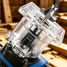 Hoekadapter voor Freesmachine, Compacte Freesbasis met Schroeven, Houten Freesbasis voor Afwerken, Freesmachinebasis
