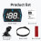 Display HUD Universale per Auto con GPS e Tachimetro, Modello G20, Plug And  con Connessione USB, Visualizza /MPH 7