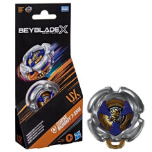 Beyblade X Booster Pack Curse Mummy 7-55W UX with defense type spinning top, authentic battle tops, for ages 8 and up.