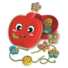 CLEMENTONI - Apple and its Friends - Threading Game - Montessori