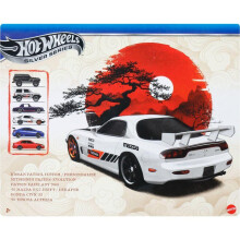 Miniaturfahrzeug-Set - HOT WHEELS - Straße von Japan - 6 Fahrzeuge - Maßstab 1/64 - Metallguss - Mehrfarbig