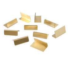 Place Card Holders Brass 10Pcs Wide Size Vintage Table Card Holder Antique Small Table Card Stands Memo Price Tags
