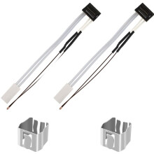 1 Kit de Résistance Chauffante en Céramique et de Thermistance pour P1P/P1S, Cartouche Chauffante en Céramique 24 V 48 W, avec Clip de