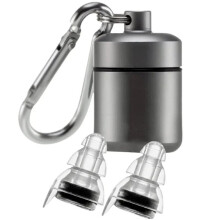 1set High-Fidelity Concert Earplugs, 24dB Ear Protection, Suitable for Music Festivals and Everyday Use As Shown