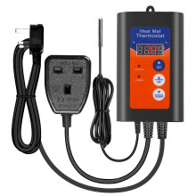 Misvayli Digital Thermostat Controller, 41-108°F Plug & Play Temperature Controller for Seedlings, Reptile, Brewing, Incubation & Greenhouse