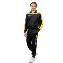 Conjunto Givova Roma - Homem - Futebol - Preto/Amarelo - Tamanho 4XL