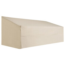 600D Oxford Cloth Garden Furniture Cover Waterproof, 3 Seater Sofa Protector for Patio, Outdoor, Beige, 218 x 111 x 63-101 cm