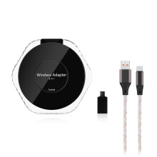 Dongle CarPlay Sans Fil 2 en 1 Filaire Vers Boîtier Android Auto Sans Fil pour Autoradio avec CarPlay Filaire Intégré Android Auto