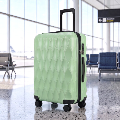 Homcom HOMCOM 24Inch Suitcase Hard Shell Checked Luggage with TSA Lock, Green