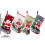 4 Pack Christmas Stocking for Christmas Fireplace Decorations 4