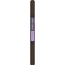 Maybelline Express Brow Duo Eye Brow Pencil Natural Filling Black Brown | 2-In-1 Eyebrow Pencil Pen Plus Filling Powder, Tear Drop Tip