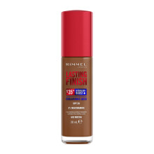 Rimmel Lasting Finish 35Hr Foundation 603 Mocha, Full Coverage, Hydrating, SPF20, Hyaluronic Acid, Vitamin E, 2% Niacinamide, All Day Wear, Vegan