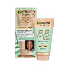 Garnier SkinActive BB Cream Deep, SPF15 All-in-1 Tinted Moisturiser 50ml | Classic Perfecting Skin Tint, With Hyaluronic Acid