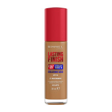 Rimmel Lasting Finish 35Hr Foundation 410 Latte, Full Coverage, Hydrating, SPF20, Hyaluronic Acid, Vitamin E, 2% Niacinamide, All Day Wear, Vegan