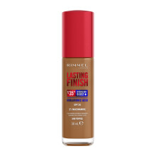 Rimmel Lasting Finish 35Hr Foundation 500 Toffee, Full Coverage, Hydrating, SPF20, Hyaluronic Acid, Vitamin E, 2% Niacinamide, All Day Wear, Vegan