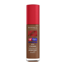 Rimmel Lasting Finish 35Hr Foundation 600 Warm Coconut, Full Coverage, Hydrating, SPF20, Hyaluronic Acid, Vitamin E, 2% Niacinamide, All Day Wear