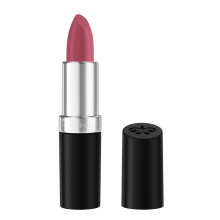 Rimmel Lasting Finish Lipstick 390 Plush Pink, Creamy Satin Finish, Long Lasting 8 HR Wear, Comfortable Formula, Rich Pigment