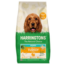 Harringtons Complete Dry Puppy Food Turkey & Rice 1.7kg (Pack of 4) | Made with High Quality & All Natural Ingredients