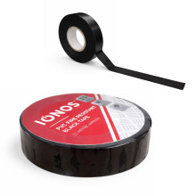 Status IONOS Black PVC Tape, 33 metres | Fire Resistant, Multisurface, IONPVCBLK1PKX12