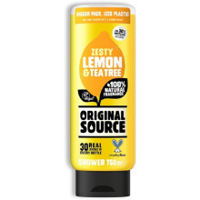 Original Source Lemon & Tea Tree Shower Gel, 100 Percent Natural Fragrance, Vegan, Cruelty Free, Paraben Free, Large Bottle, 750 ml