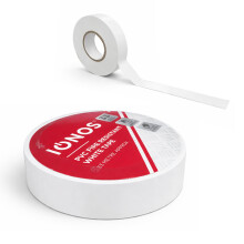 Status IONOS White PVC Tape, 33 metres | Fire Resistant, Multisurface, IONPVCWHT1PKX12