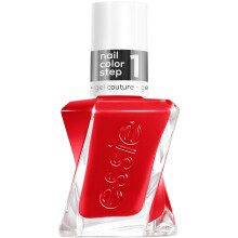 Gel by essie Longwear Nail Polish, Electric Red Varnish, Flashed, No UV | 2-Step Colour And Top Coat System For A Plump