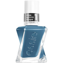 Gel by essie Longwear Nail Polish, Blue Nail Varnish, Cut Loose, No UV | 2-Step Colour And Top Coat System For A Plump