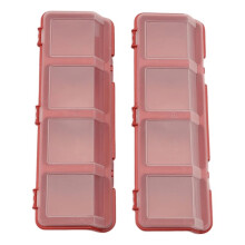 Caja de Almacenamiento de Piezas de Tornillos Material Reciclado 400,0 G Rojo