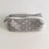 (Gray) Modern Cotton Pen Case With Dot Pattern Suitable For School And Office Use 1