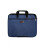(Deep Blue)A4 Waterproof Canvas Document Organizer With Zipper For Office And Classroom Use 2