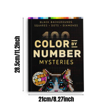 Coloring Adult Mysteries Book With Pet Material For Stress And Focus Reduction