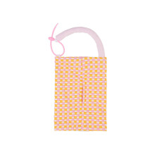 (PinkYellow)Innovative Car Tissue Box With Creative Pattern And Polyester Cover For Car Home And