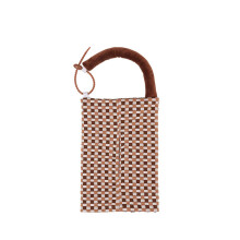 (Brown)Innovative Car Tissue Box With Creative Pattern And Polyester Cover For Car Home And