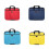 (Deep Blue)A4 Waterproof Canvas Document Organizer With Zipper For Office And Classroom Use 5